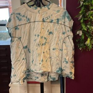 BDG Blue and White Short Sleeve Tee